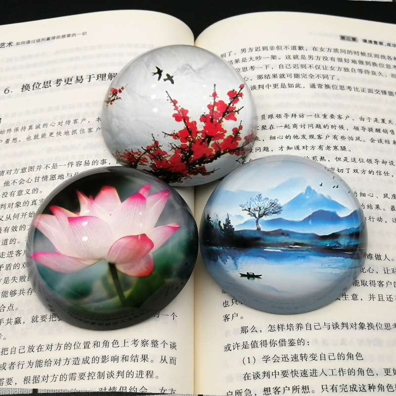 Paper Weight Crystal - Exquisite Lotus Flower Crystal Paperweight Paper