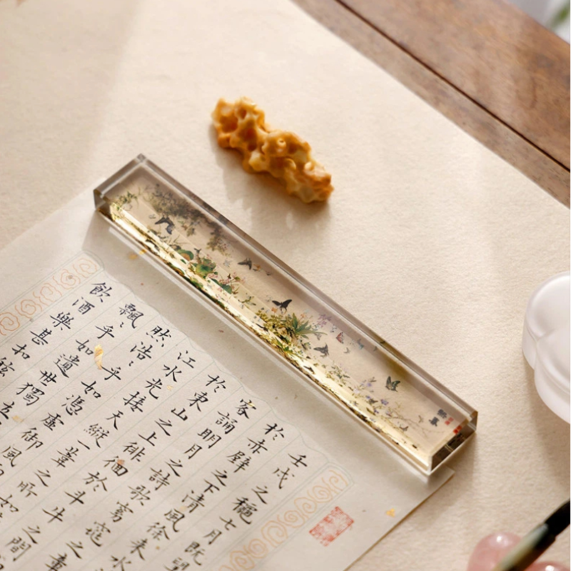 Paper Weight Crystal - Chinese Calligraphy Crystal Paperweight Special Paper