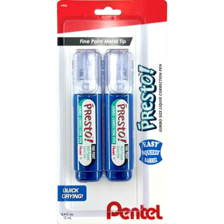 Correction Pen Fine - Presto Jumbo Correction Pen Fine Point,