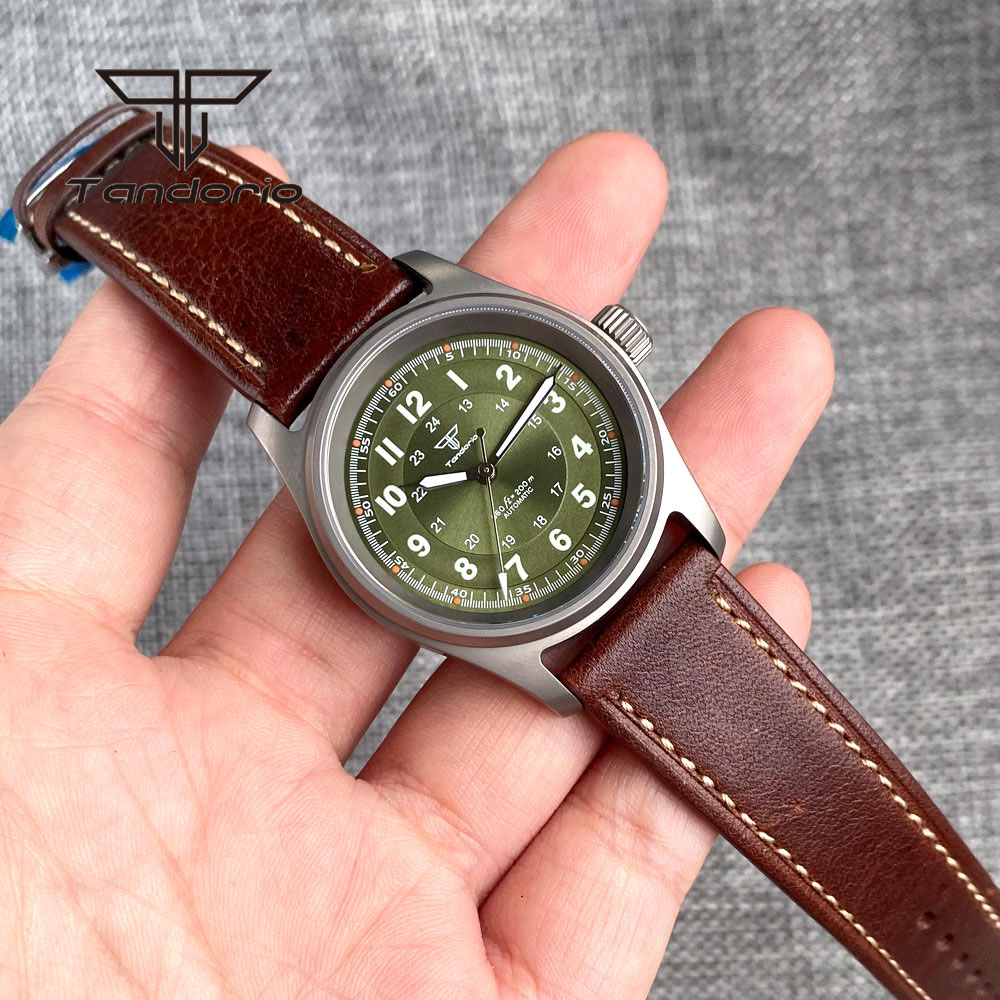 Paper Weight Crystal - Tandorio 36mm Titanium Case Light Weight