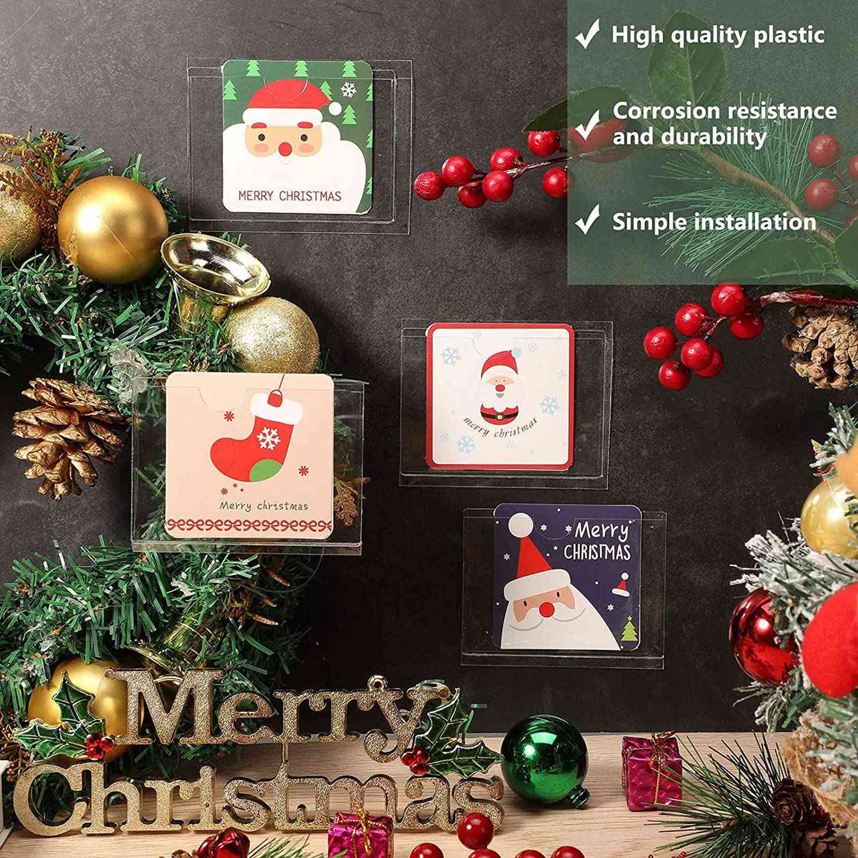 Index Card Holder - 72Pcs Self-Adhesive Label Card Holder Index