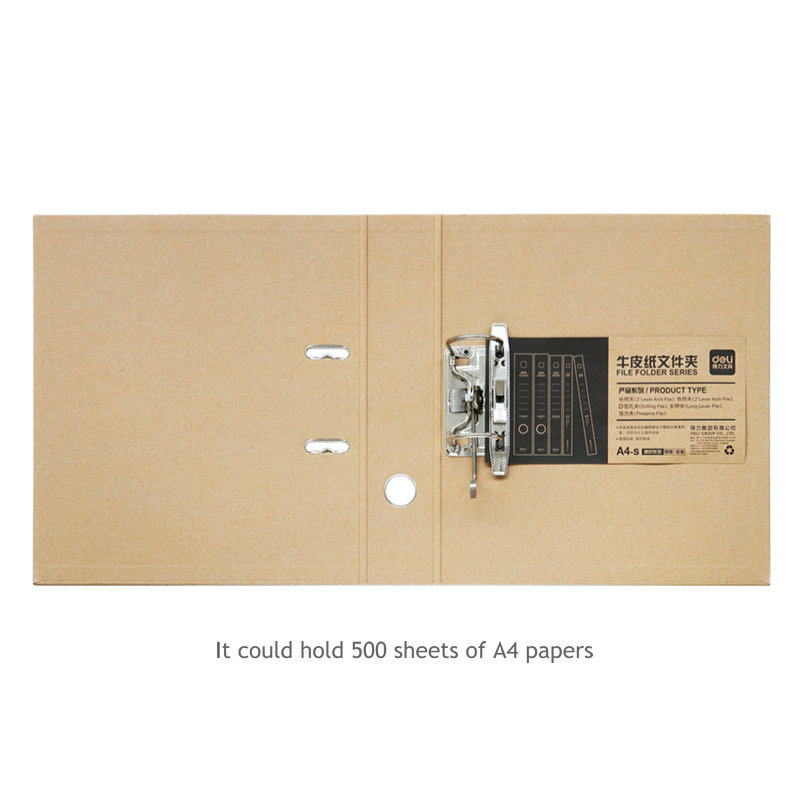 Deli Large Ring Binder A4 File - Binder A4 Lever avaliação e preço