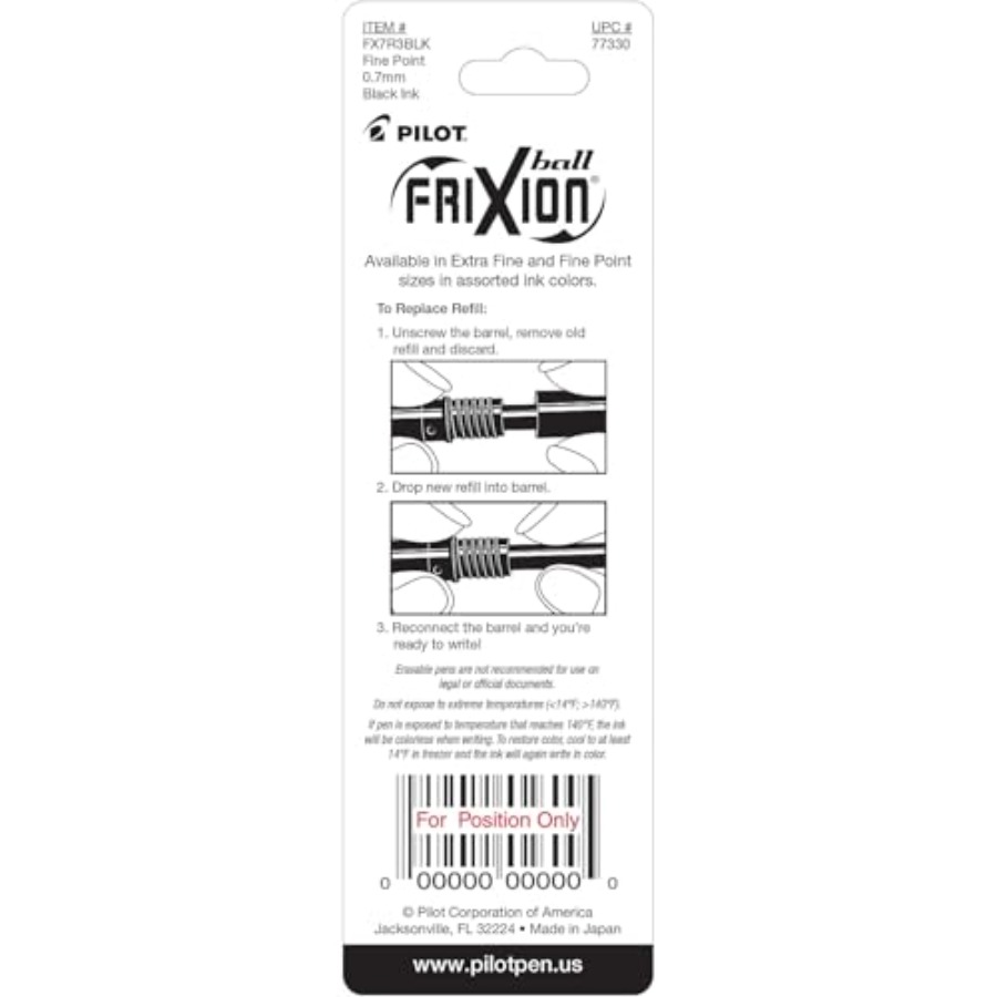 FriXion Ball Gel Ink Refills f - Gel Refill Pack avaliação e preço
