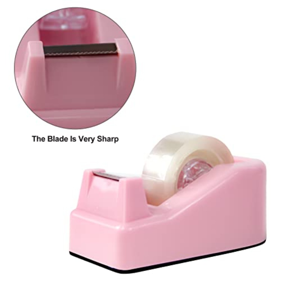 1Pcs Desktop Tape Dispenser Ad - Tape Dispenser Weighted avaliação e preço
