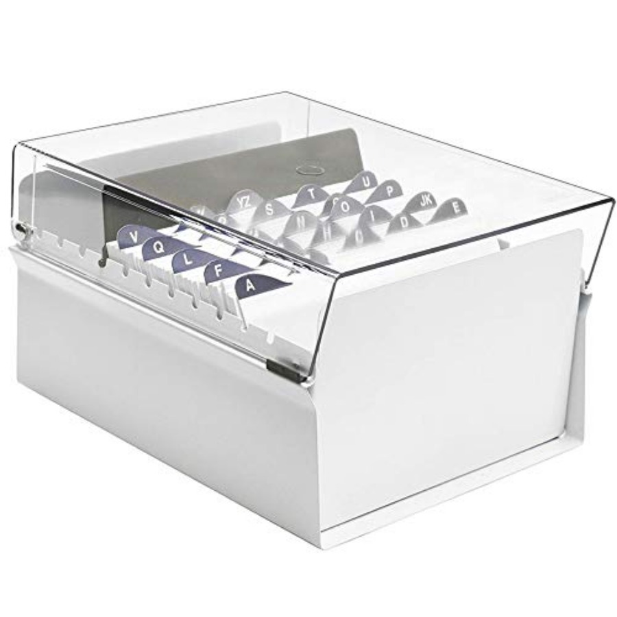 5 X 8 Card File Holder Organiz - Index Card Holder avaliação e preço