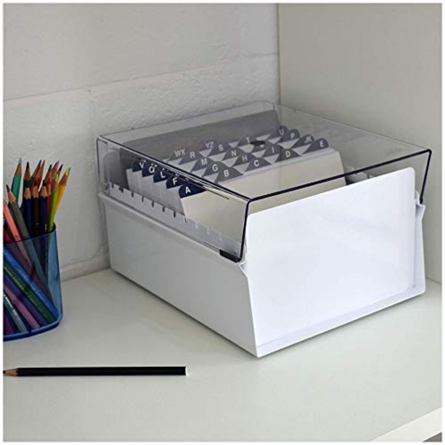 5 X 8 Card File Holder Organiz - Index Card Holder avaliação e preço