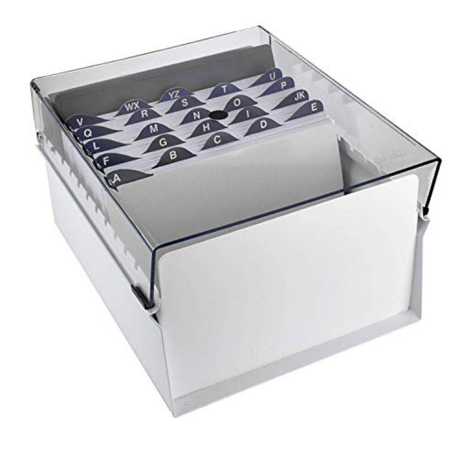 5 X 8 Card File Holder Organiz - Index Card Holder avaliação e preço