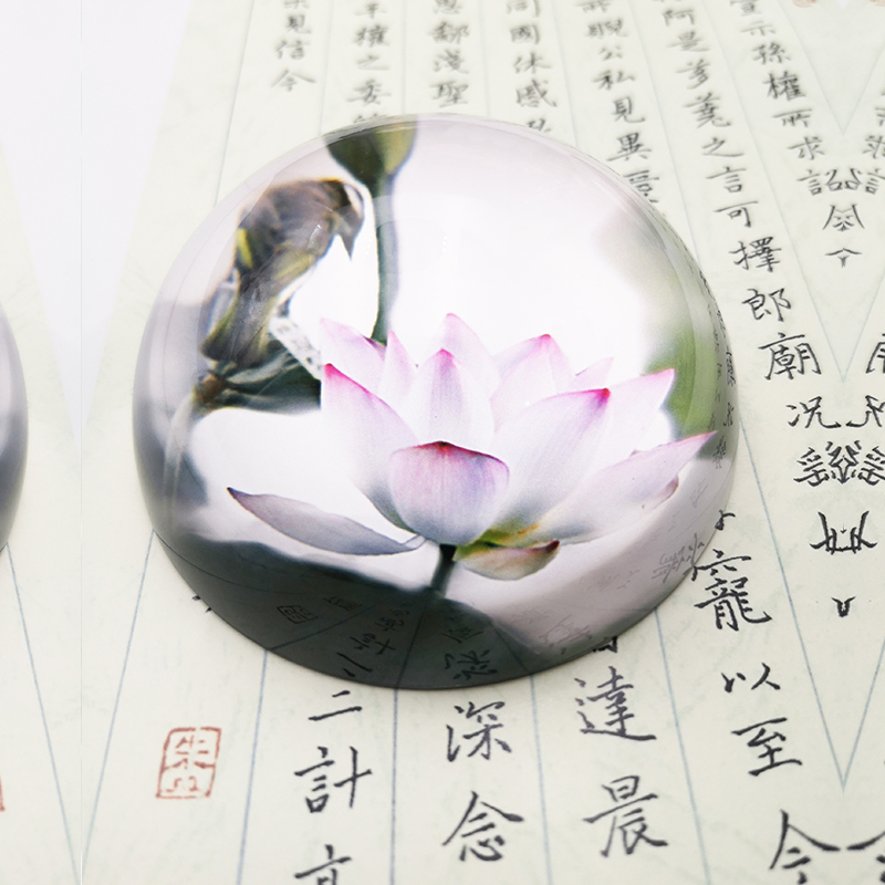 Exquisite Lotus Flower Crystal - Paper Weight Crystal avaliação e preço