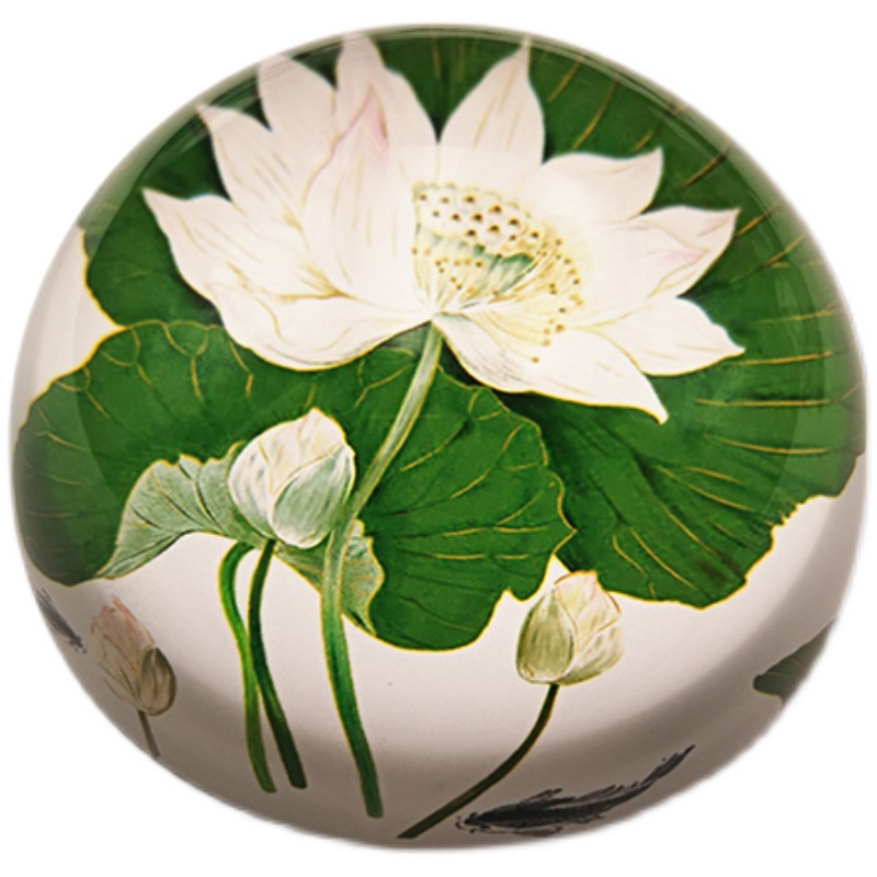 Exquisite Lotus Flower Crystal - Paper Weight Crystal avaliação e preço