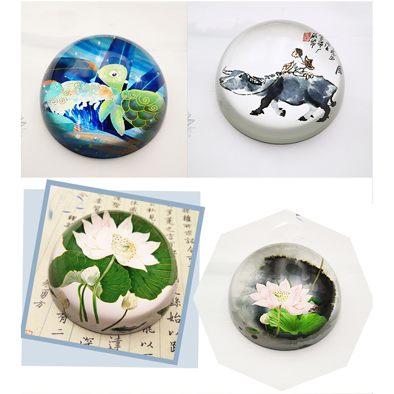 Exquisite Lotus Flower Crystal - Paper Weight Crystal avaliação e preço