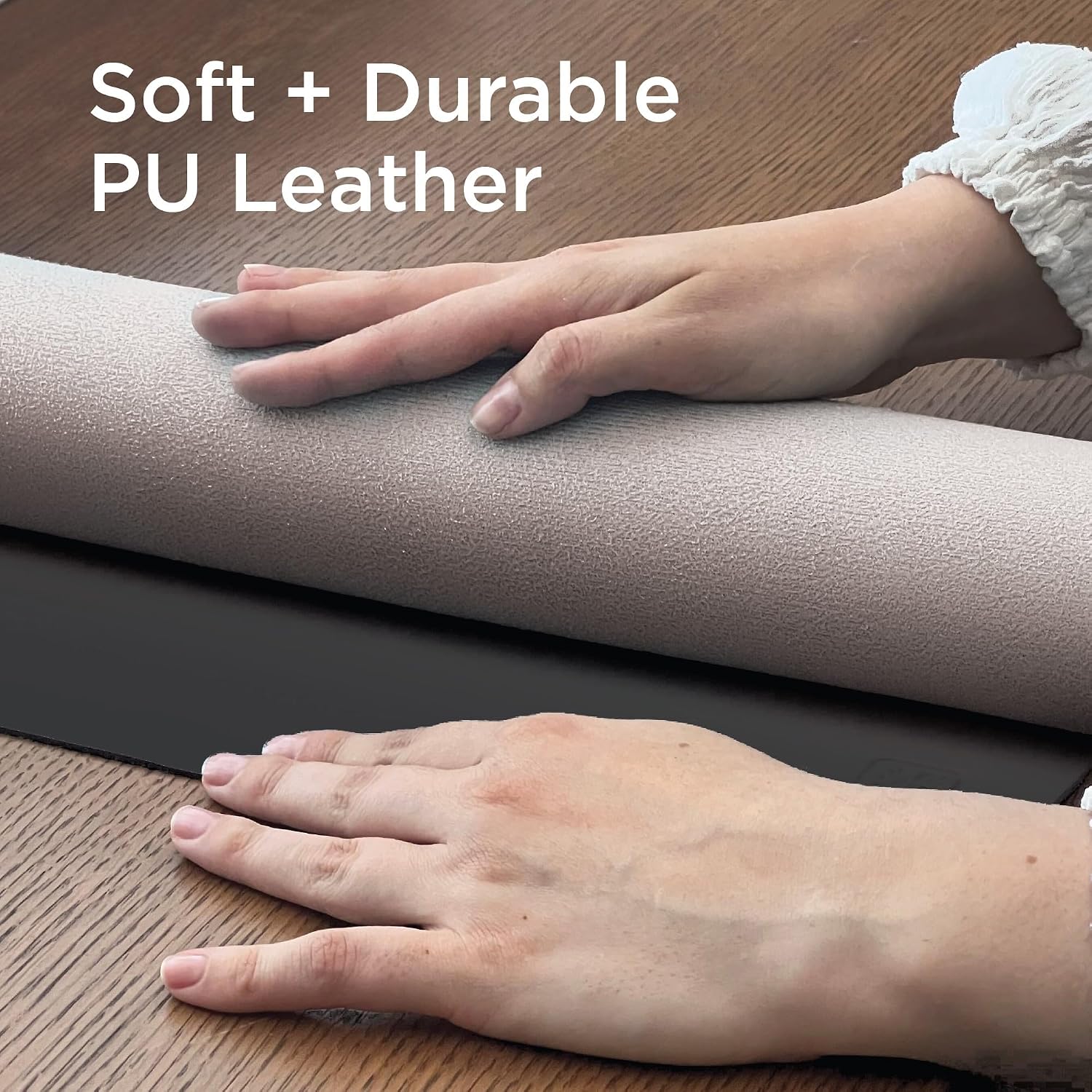 Faux Leather Desk Mat for Keyb - Leather Desk Pad avaliação e preço