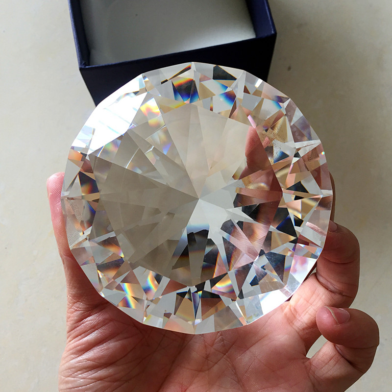Free Shipping, 100mm Shining C - Paper Weight Crystal avaliação e preço