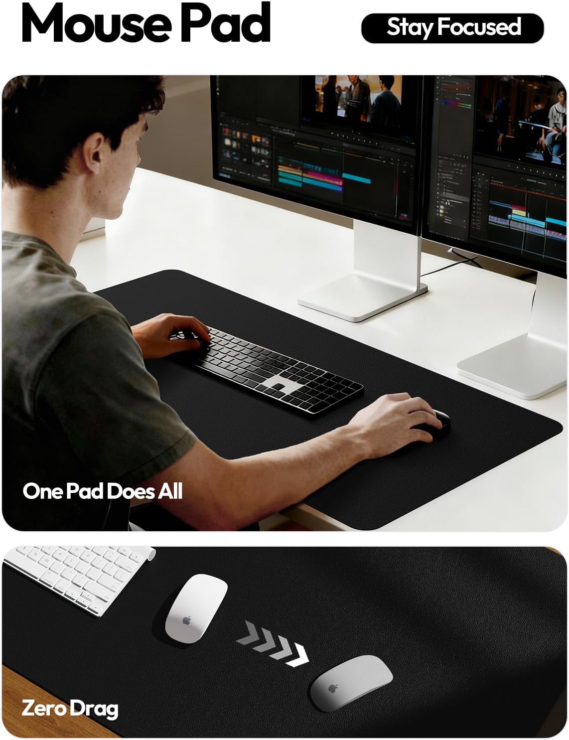Leather Office Desk Pad Protec - Leather Desk Pad avaliação e preço