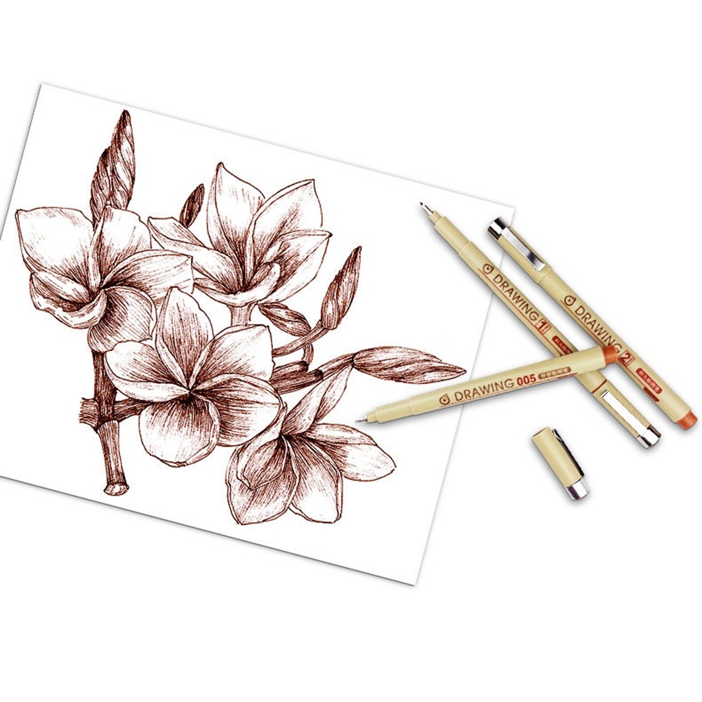 Brown & Black Micro Pens, 12 S - Archive Box Set avaliação e preço