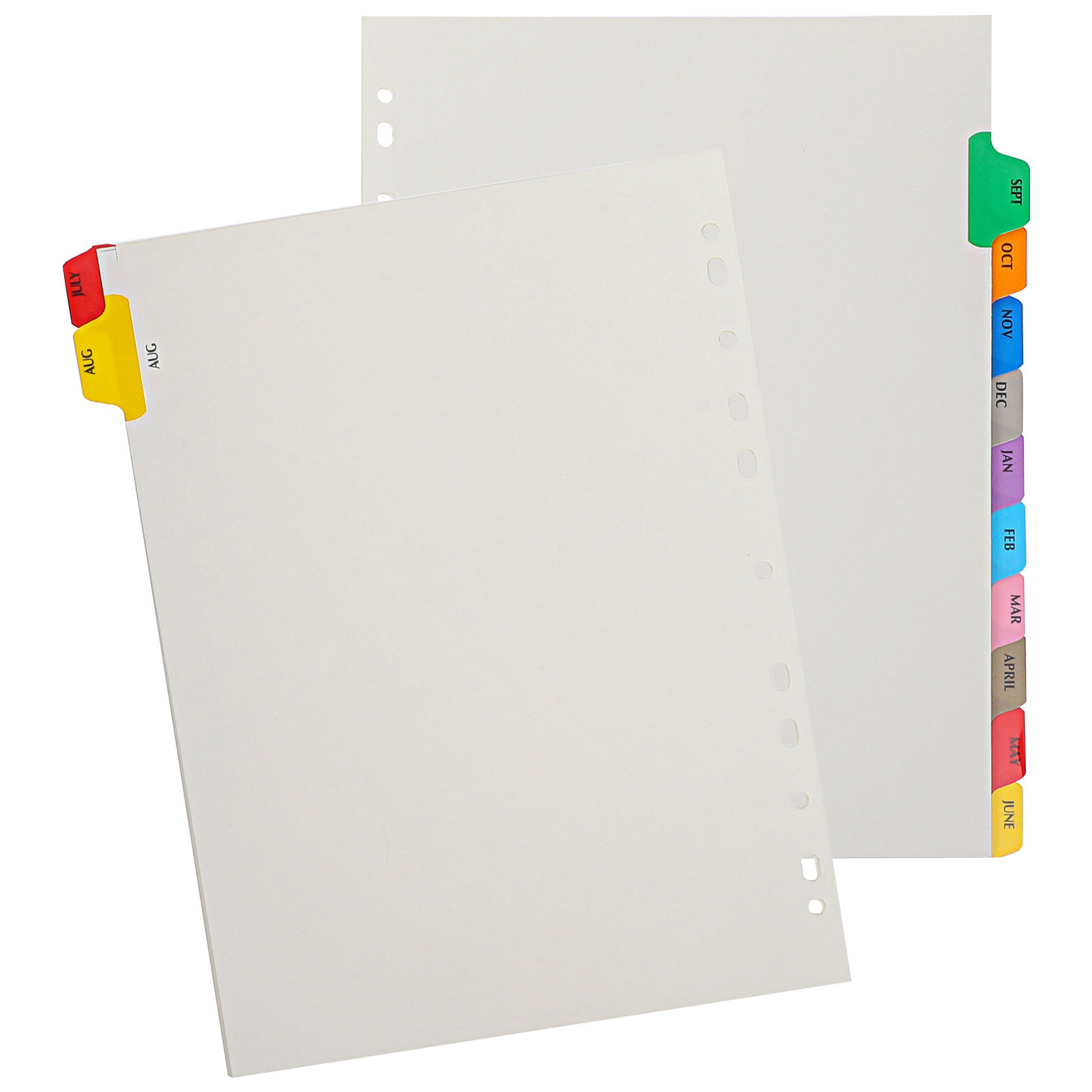 12 Sheets Thick Detachable Bin - Tab Divider A4 avaliação e preço