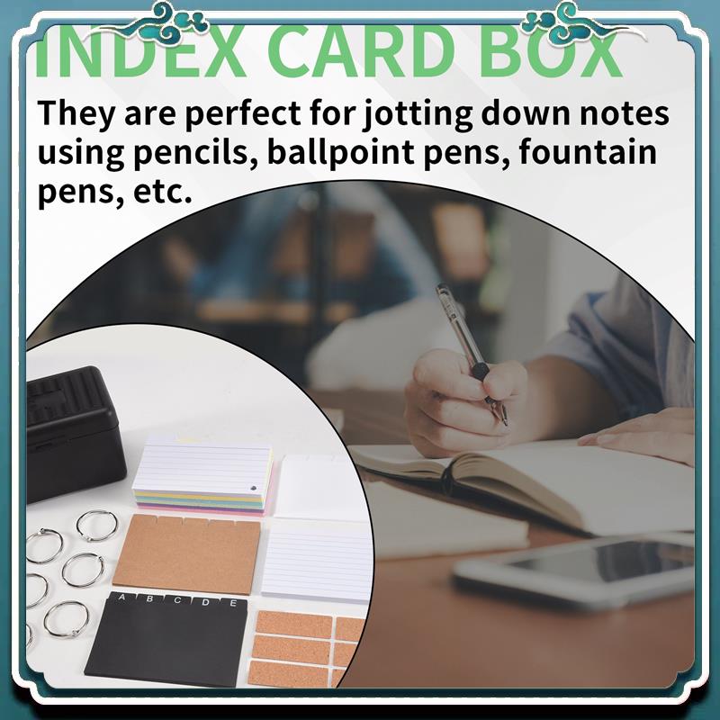 Index Card Holder Set,Index Bo - Index Card Holder avaliação e preço