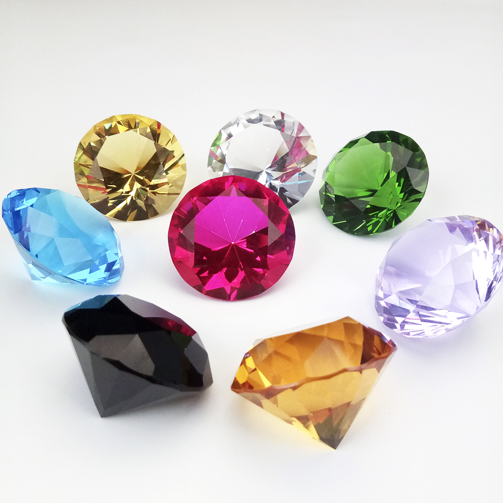 hbl Mixed Color 1pc/10ps 40mm/ - Paper Weight Crystal avaliação e preço