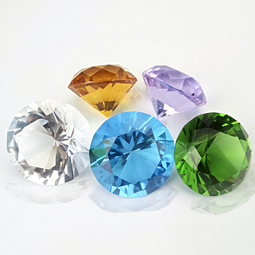 hbl Mixed Color 1pc/10ps 40mm/ - Paper Weight Crystal avaliação e preço