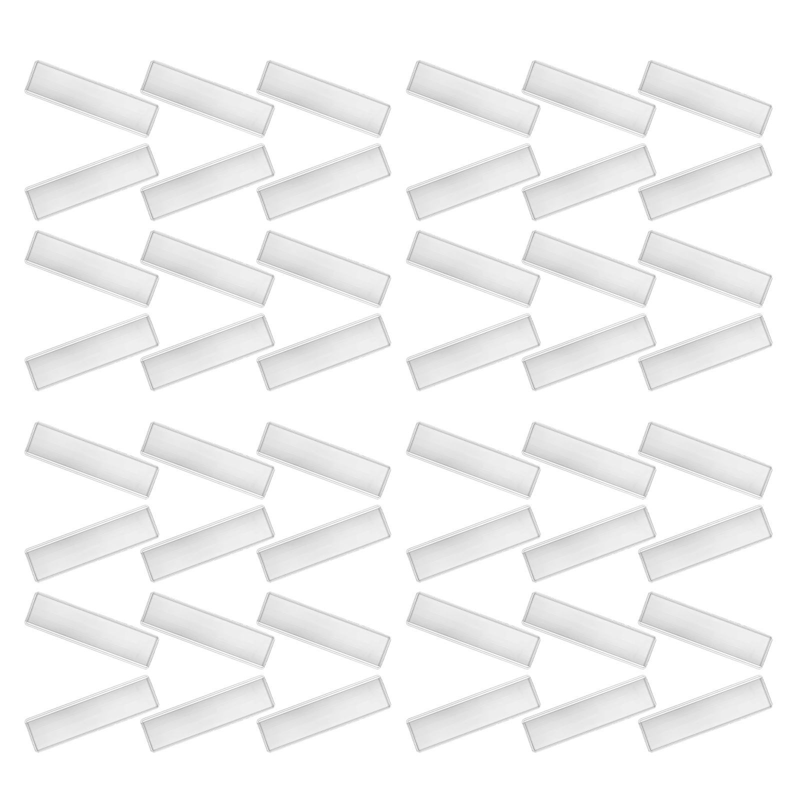 50Pcs Transparent Plastic Labe - Index Card Holder avaliação e preço