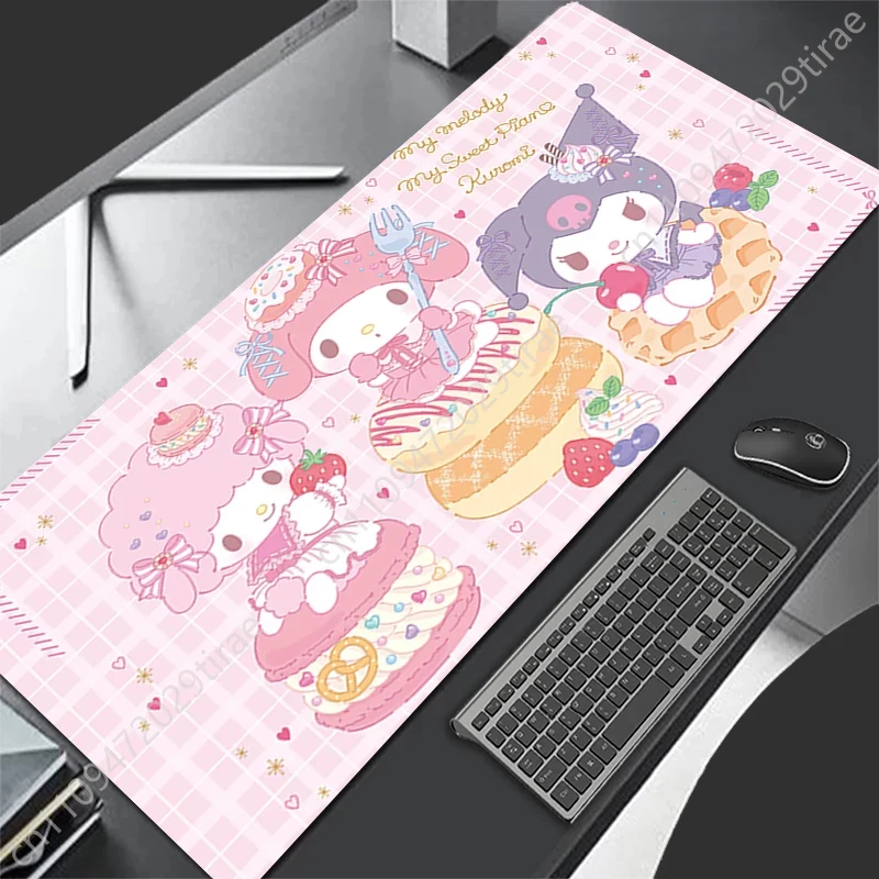 Kuromi Leather Mousepad Gaming - Leather Desk Pad avaliação e preço