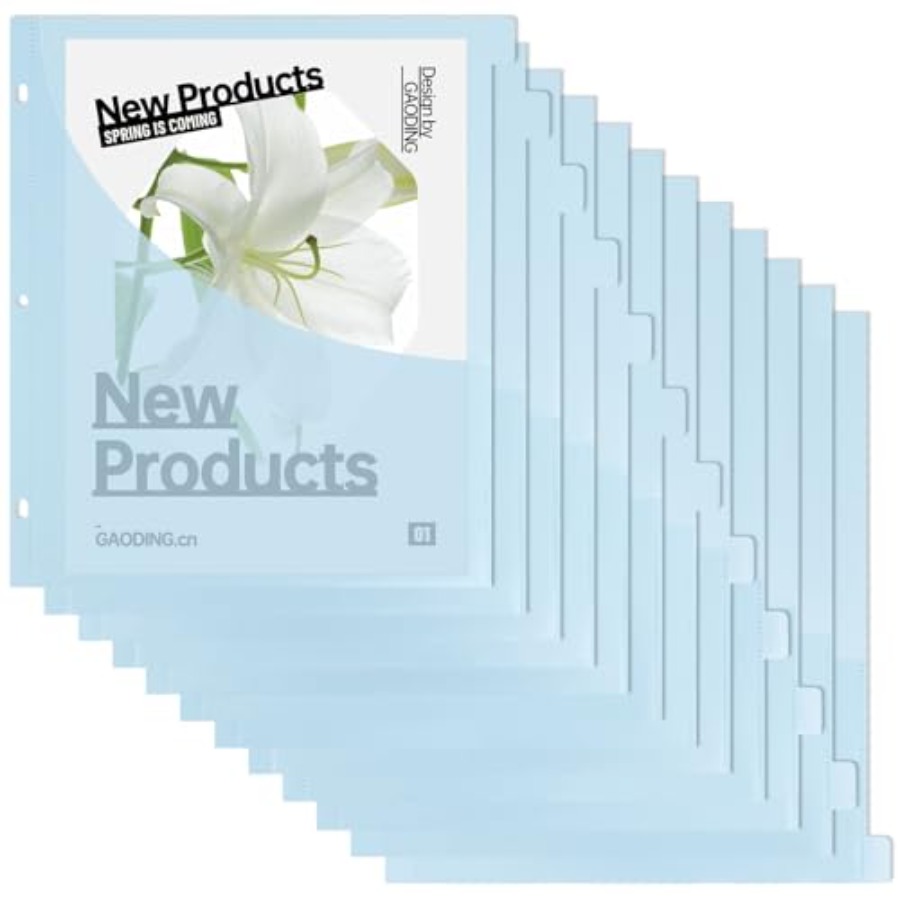A4 Binder Dividers with Pocket - Tab Divider A4 avaliação e preço