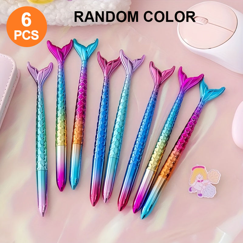 6 Mermaid Pens, Creative Desig - Correction Pen Fine avaliação e preço