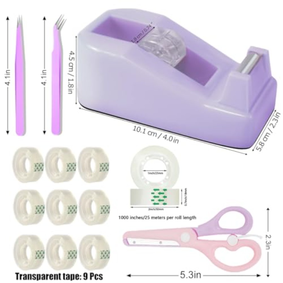 Desktop Tape Dispenser Kits wi - Tape Dispenser Weighted avaliação e preço