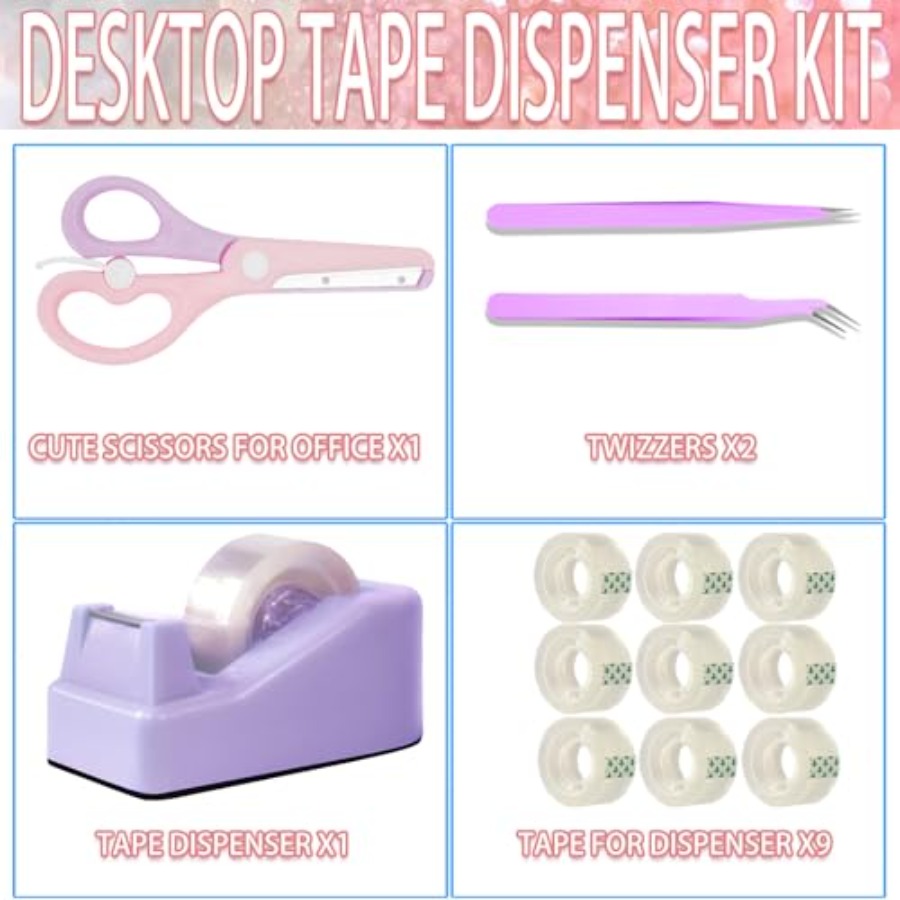 Desktop Tape Dispenser Kits wi - Tape Dispenser Weighted avaliação e preço