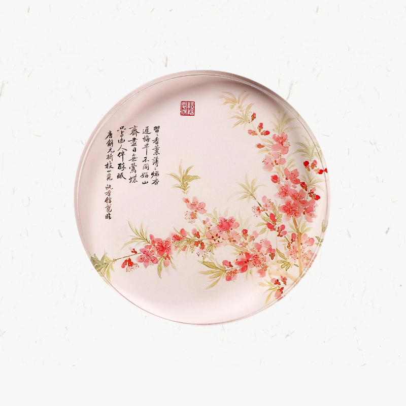 Chinese-style Round Crystal Pa - Paper Weight Crystal avaliação e preço
