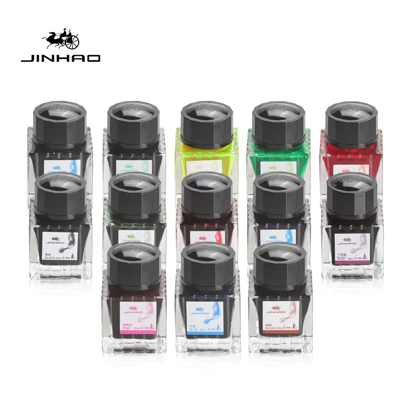 JINHAO 50/30ml Muilt Color Sig - Fountain Pen Bottled Ink avaliação e preço