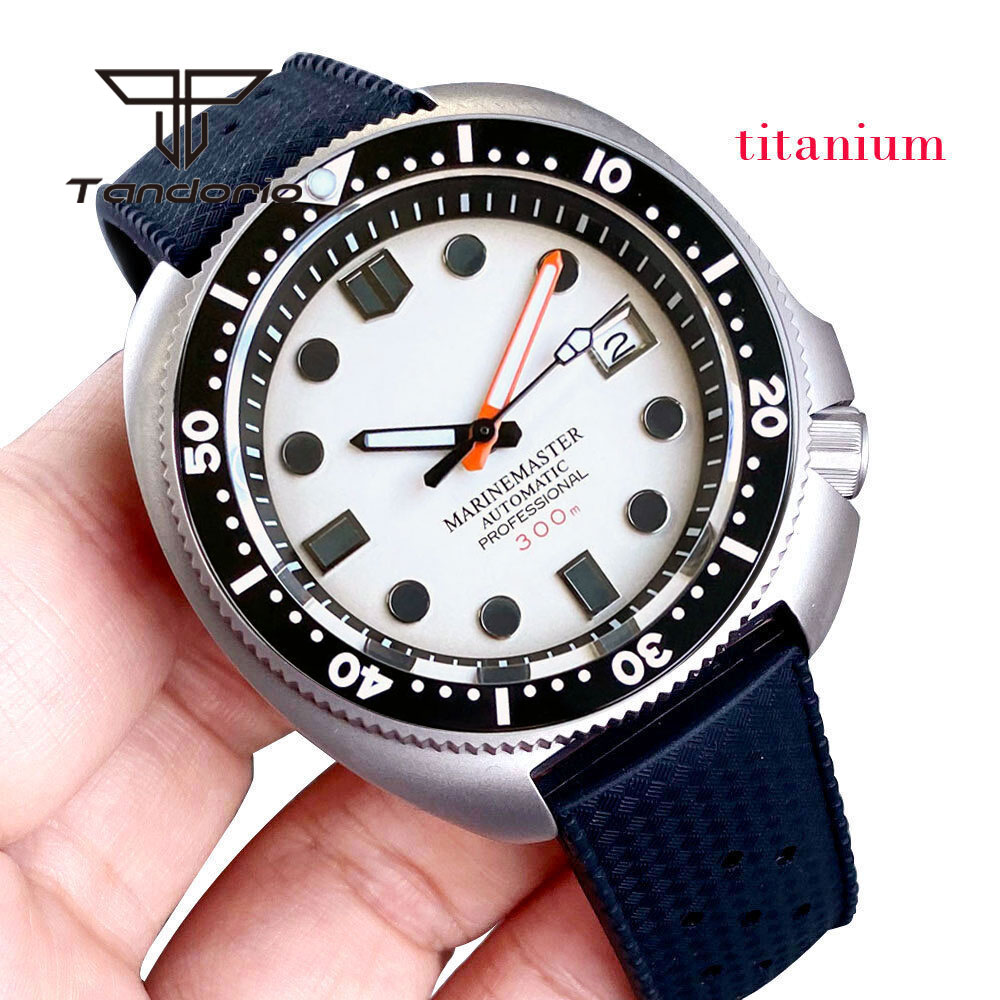 Tandorio Titanium NH35A 44mm 2 - Paper Weight Crystal avaliação e preço