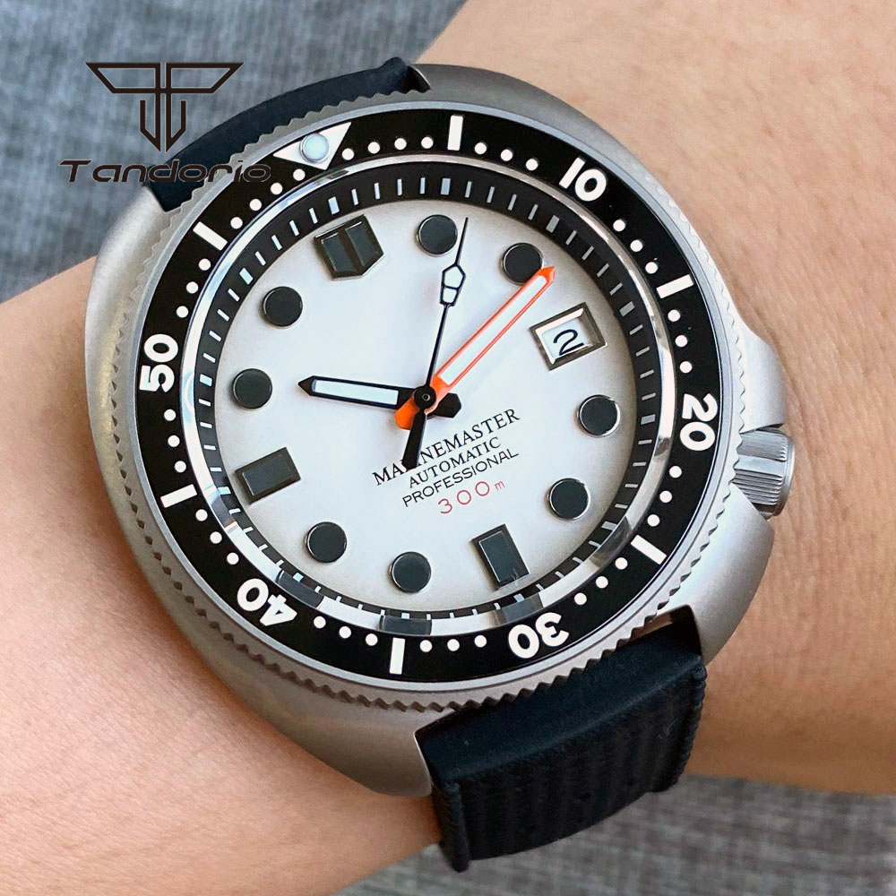 Tandorio Titanium NH35A 44mm 2 - Paper Weight Crystal avaliação e preço
