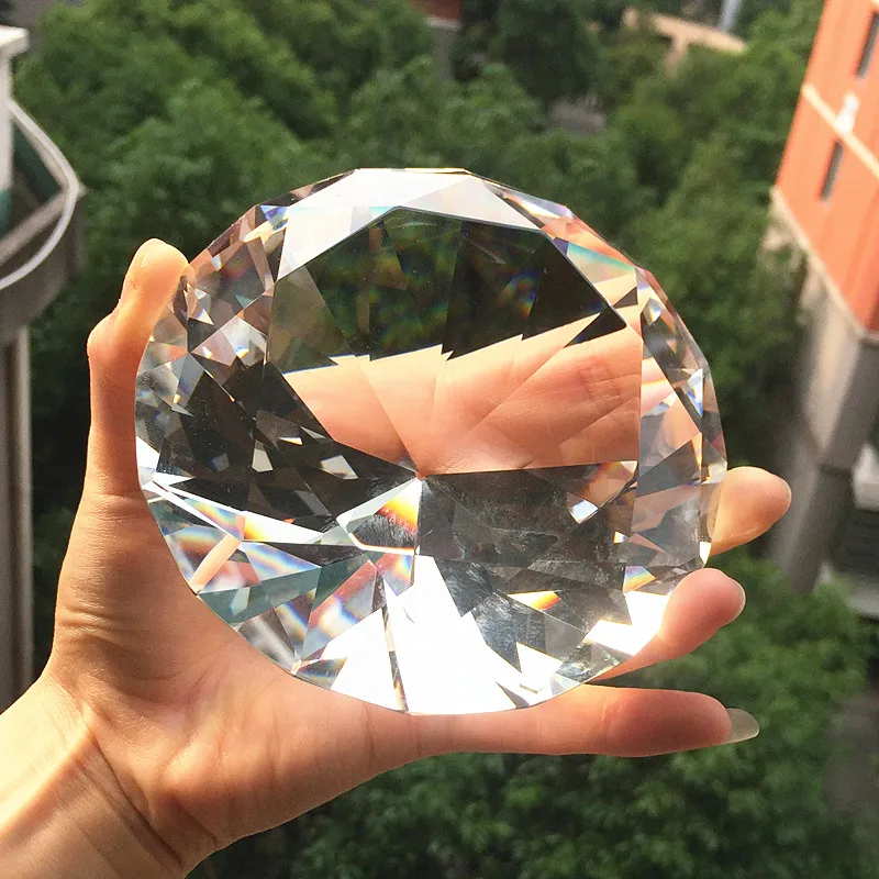 120mm Shining Crystal Glass bi - Paper Weight Crystal avaliação e preço