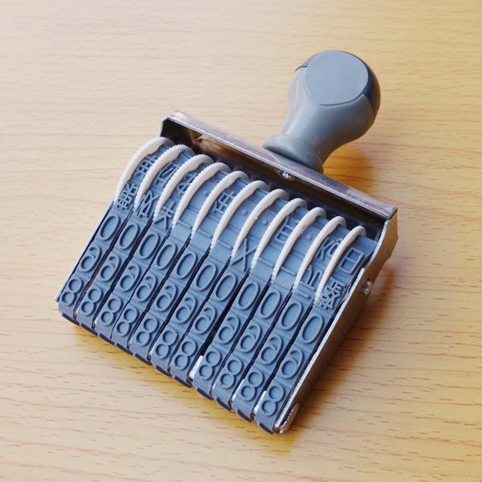 Rubber Number Stamp Roller Dat - Rubber Date Stamp avaliação e preço