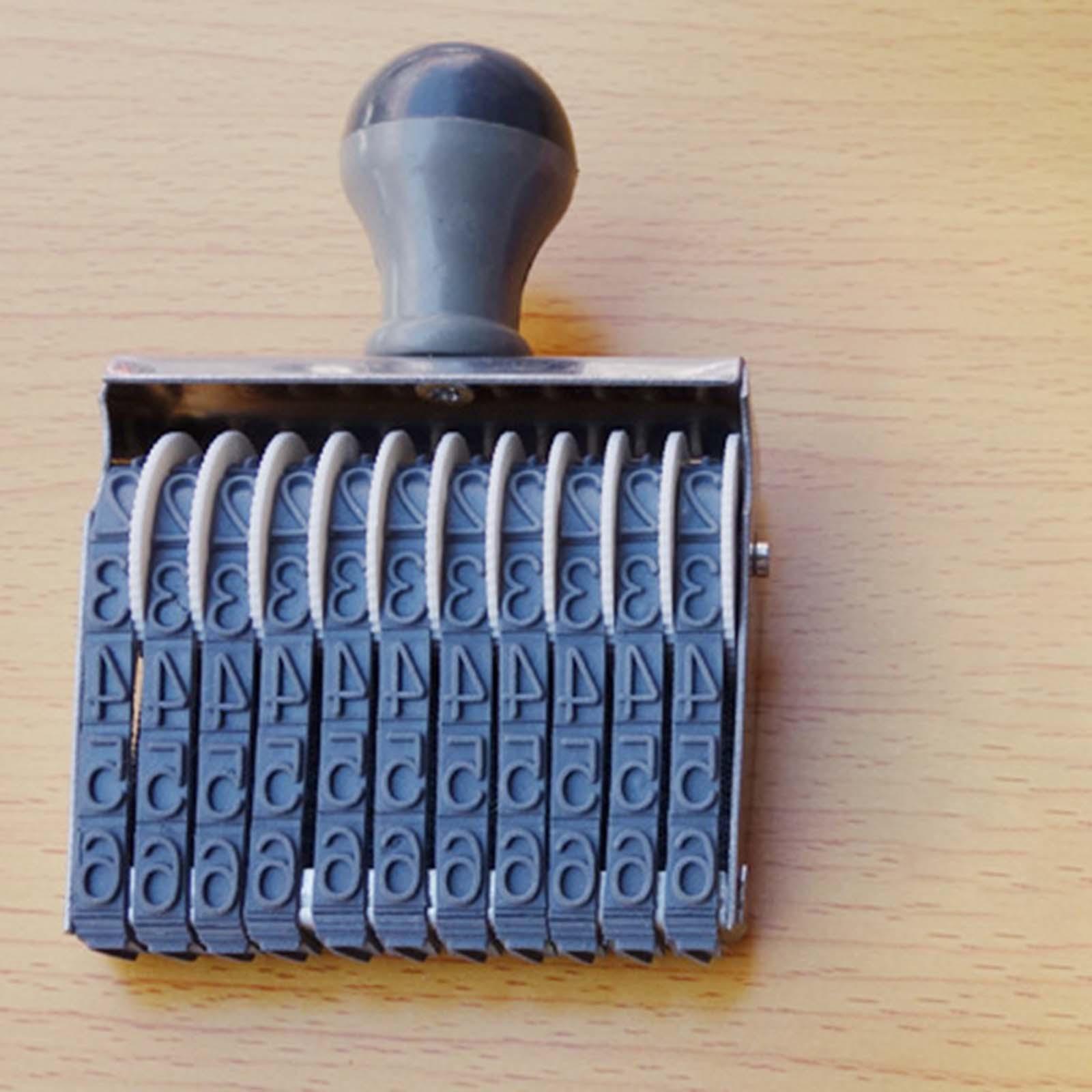 Rubber Number Stamp Roller Dat - Rubber Date Stamp avaliação e preço