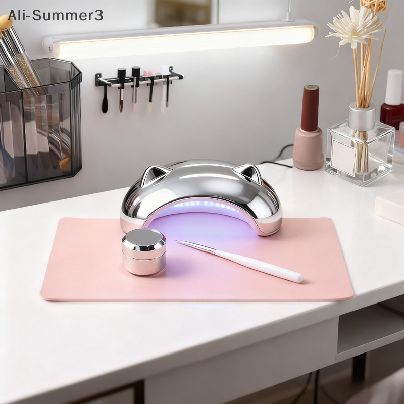 Foldable Nail Art Table Mat PU - Leather Desk Pad avaliação e preço