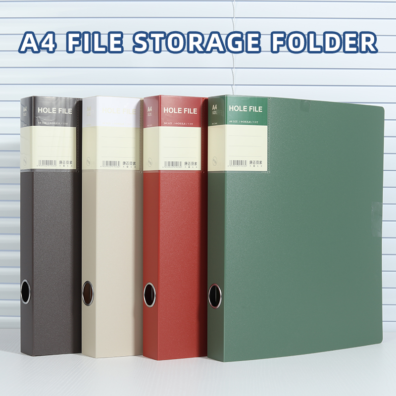 Clear PP A4 File Folder 4-Hole - Binder A4 Lever avaliação e preço