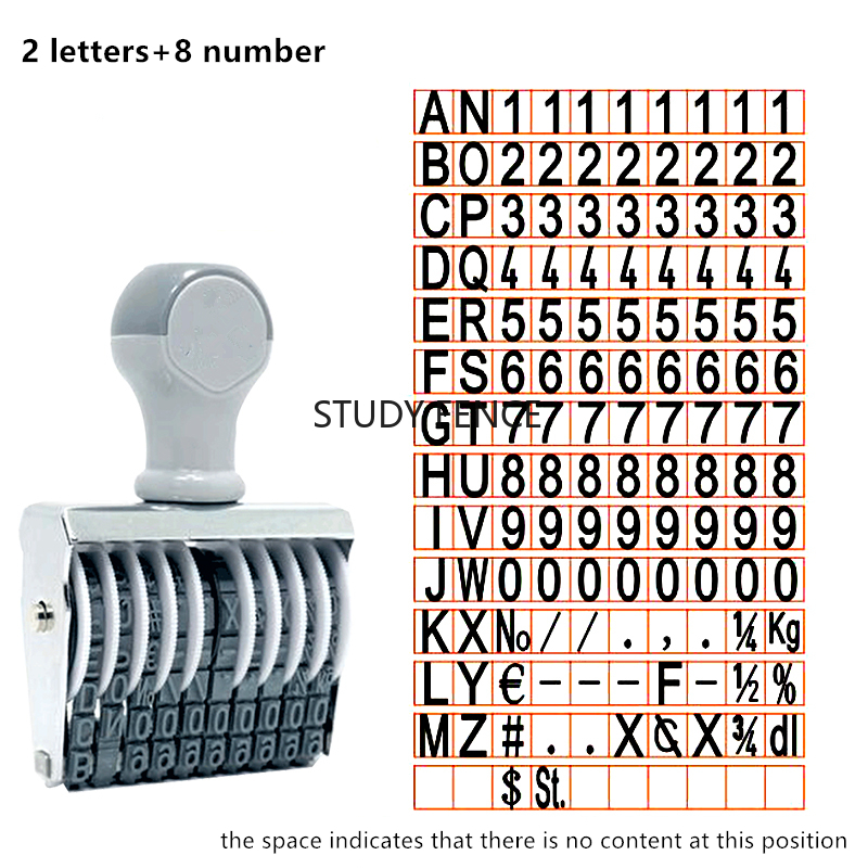 1pc Letter and Number Date Sta - Rubber Date Stamp avaliação e preço