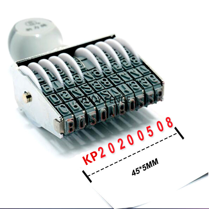1pc Letter and Number Date Sta - Rubber Date Stamp avaliação e preço