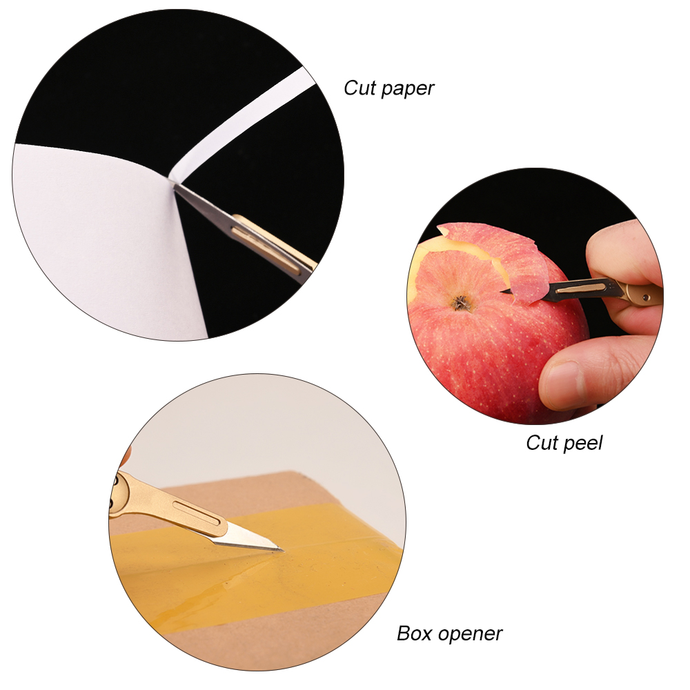 Mini Brass Folding Pocket Kniv - Letter Opener Brass avaliação e preço