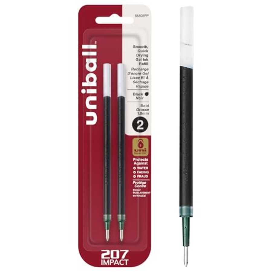 Uniball 207 Gel Pen Refills, B - Gel Refill Pack avaliação e preço