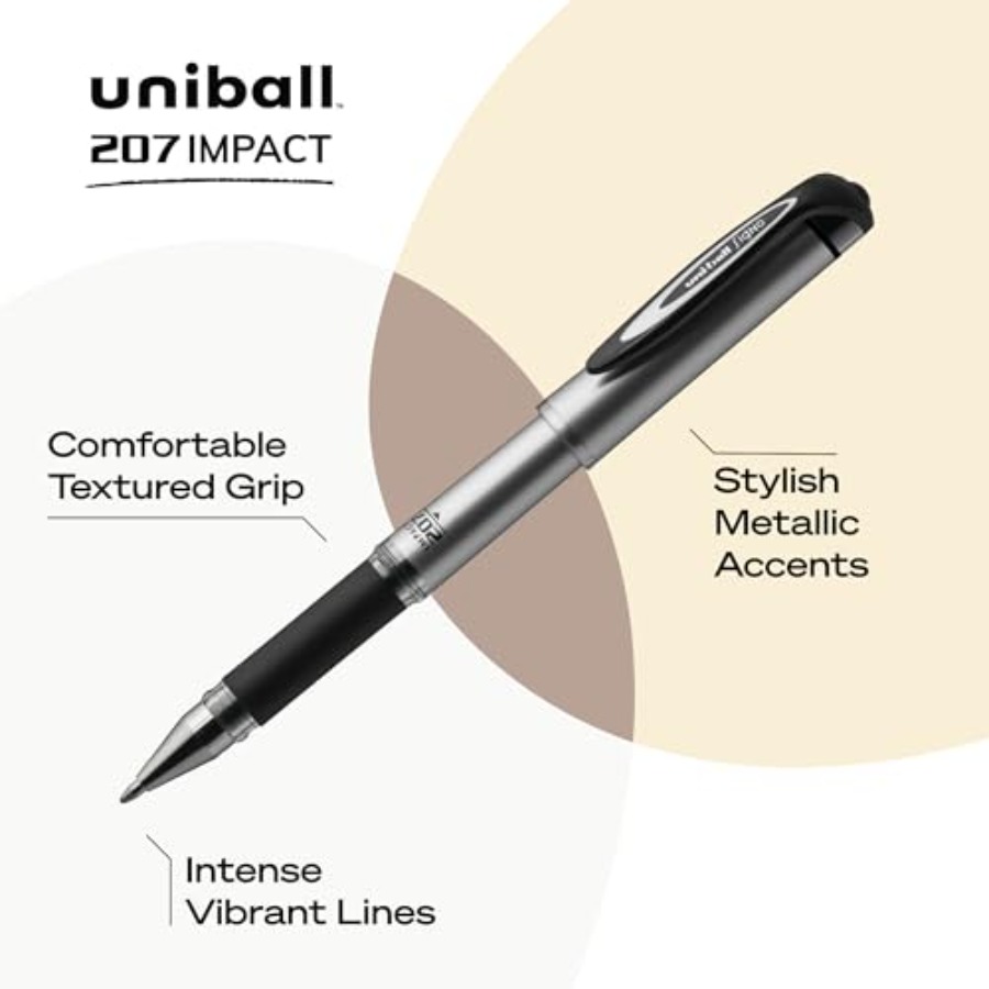 Uniball 207 Gel Pen Refills, B - Gel Refill Pack avaliação e preço
