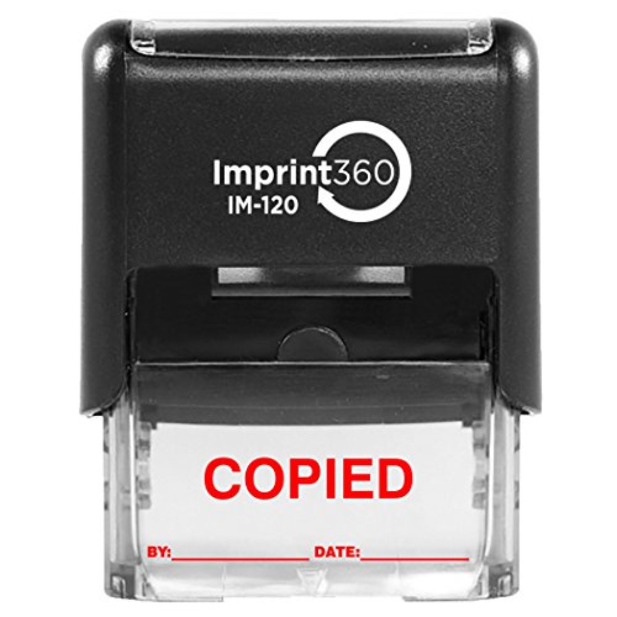 - COPIED Stamp with By: and Da - Rubber Date Stamp avaliação e preço