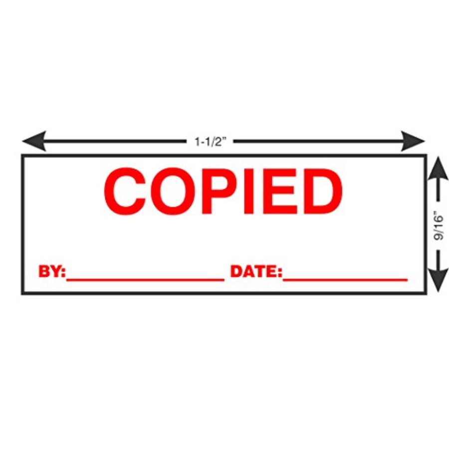 - COPIED Stamp with By: and Da - Rubber Date Stamp avaliação e preço