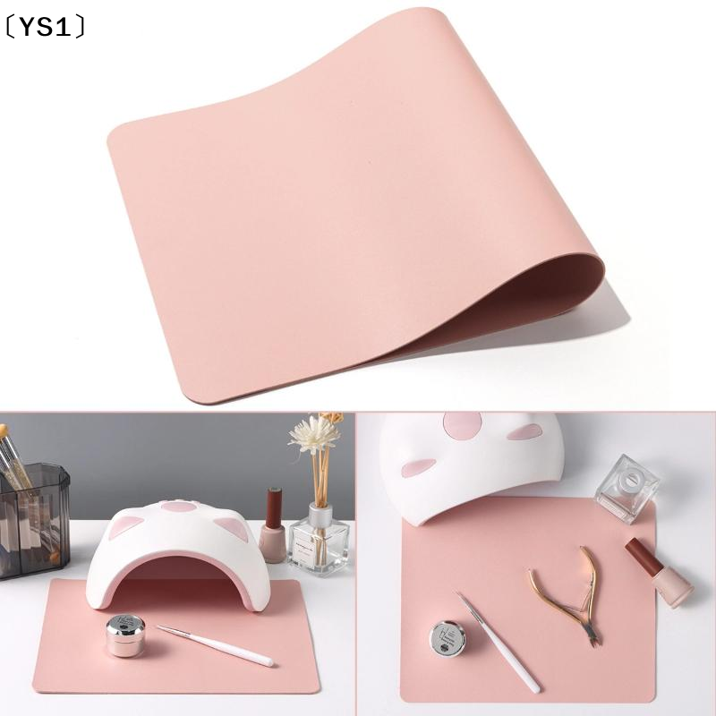 〔YS1〕Foldable PU Leather Nail  - Leather Desk Pad avaliação e preço