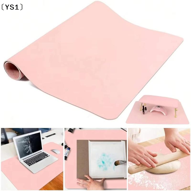 〔YS1〕Foldable PU Leather Nail  - Leather Desk Pad avaliação e preço