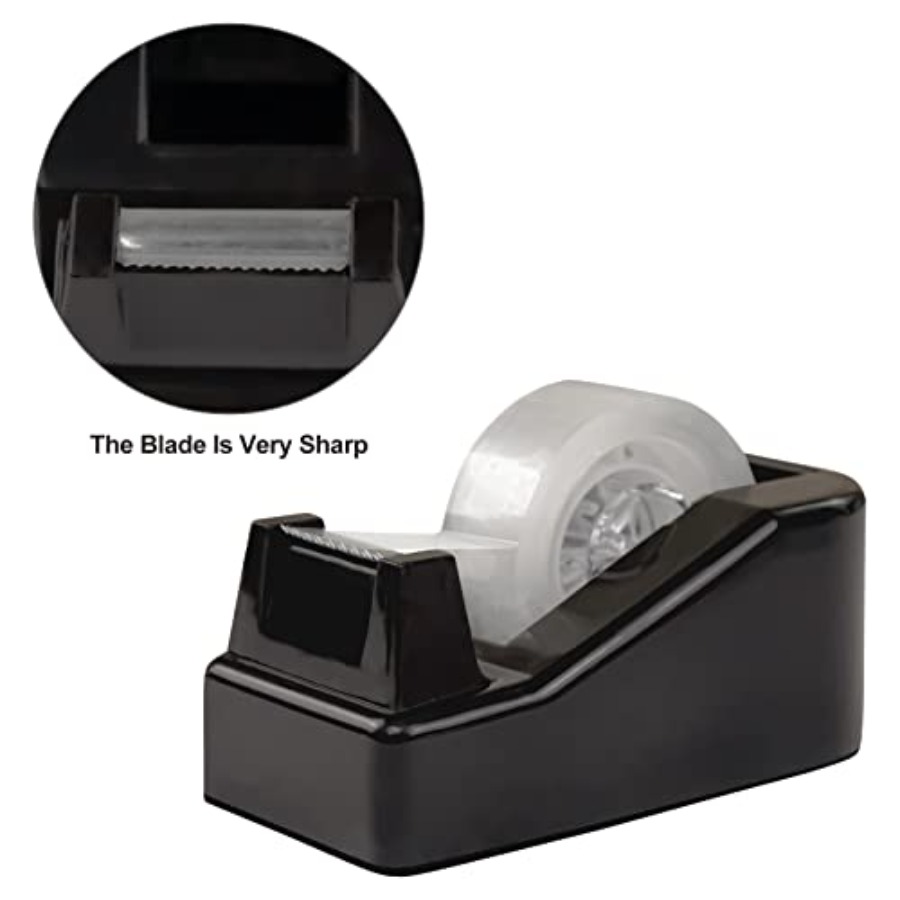 1Pcs Desktop Tape Dispenser Ad - Tape Dispenser Weighted avaliação e preço