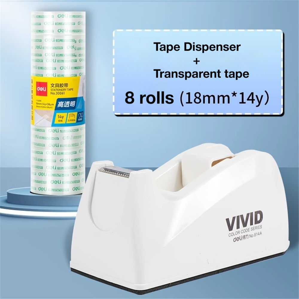 1-Pack Desktop Tape Dispenser  - Tape Dispenser Weighted avaliação e preço