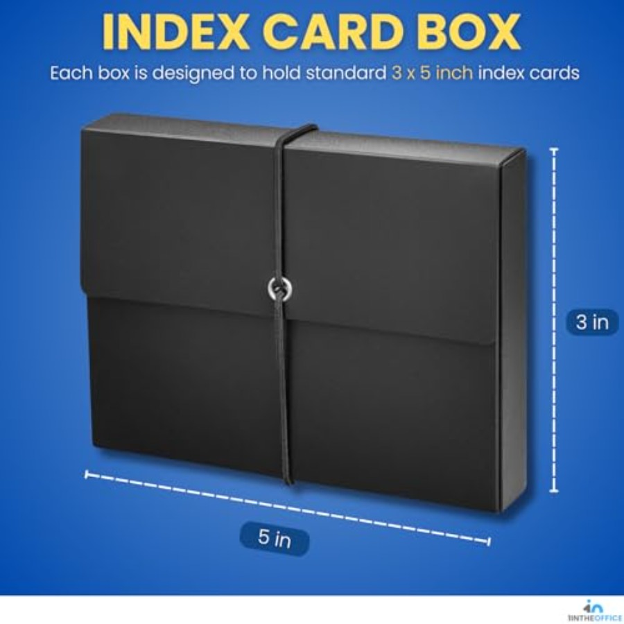 Index Card Box 3x5, Index Card - Card Index Box avaliação e preço