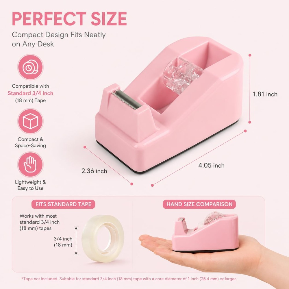 Cute Tape Dispenser for Desk,  - Tape Dispenser Weighted avaliação e preço